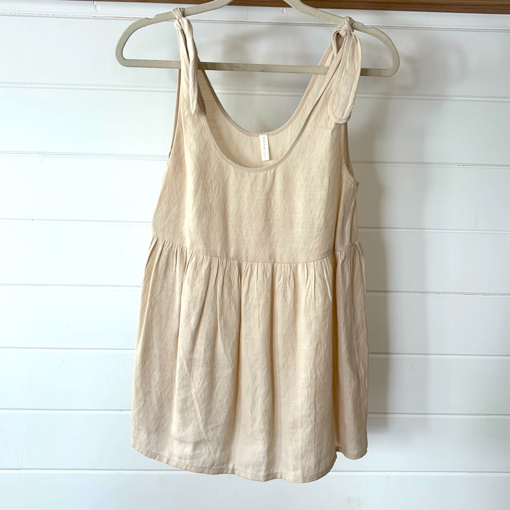 Beige pink, blush maternity tunic